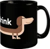 Longdrink-Tasse mit Dackel-Motiv, 300 ml, 9 cm hoch, Produktbild-Vorschau 1