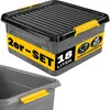 MONZANA® 2x Contenitore con Coperchio 18,5L BPA Free Anteprima dell’immagine prodotto 1