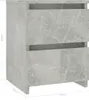 vidaXL Tables de nuit 2 pcs. Gris béton 30×30×40 cm Bois Voir les images du produit 6