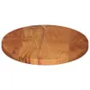 Tischplatte 140x60x3,8 cm Oval Massivholz Akazie Produktbild-Vorschau 4