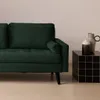 3-Sitzer Sofa Grün Samt Skandinavisch inkl. 2 Kissen, frei Produktbild-Vorschau 5