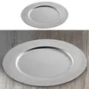 Dekoteller "Glitter", silber, ca. 33cmD Produktbild-Vorschau 2