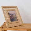 Boho Decor Foto Rahmen Wicker Rattan Collage Bild Rahmen Produktbild-Vorschau 3