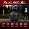 GUSSKÖNIG GK-6 Gusskönig Eingebrannter Dutch Oven Set 9L Voir les images du produit 2