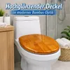 BigDean Toilettendeckel mit Absenkautomatik in Holzoptik Produktbild-Vorschau 2