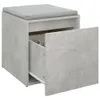 vidaXL Zásuvková skříňka Concrete Grey 40,5x40x40 cm Náhled obrázku produktu 3