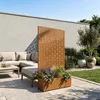 Trennwand ‘Aaskis’ mit Blumenkasten Rollen Stahl 190 x 82 x Produktbild-Vorschau 8