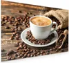 Küchenrückwand Spritzschutz Glas mit Motiv Kaffee Geniessen Produktbild-Vorschau 1