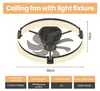 ZELURXX Deckenventilator mit LED Beleuchtung Ø50cm, Flaches Produktbild-Vorschau 2