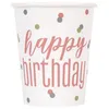 21. Geburtstag Partyset Einweggeschirr roségold 48 tlg. Produktbild-Vorschau 2