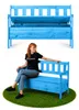 KADAX houten tuinbank met rugleuning, 120 cm, met Productafbeelding-voorbeeld 1