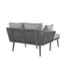 5-tlg. Gartenlounge Sitzgruppe Sonnenliege Set verzinkter Produktbild-Vorschau 13
