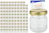 100er Set Sturzglas 53 ml To 43 goldener Deckel Produktbild-Vorschau 1