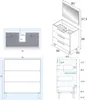 ONDEE ZEN – PALLAS Badunterschrank – 80 cm – Weiß – Produktbild-Vorschau 3