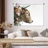 MuchoWow® Wandteppich Wandbehang Schottisches Hochlandrind Produktbild-Vorschau 2