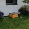 QLS Igelhaus aus Holz 45x45x27 cm mit abnehmbarem Dach Produktbild-Vorschau 7
