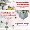 Choinka sztuczna COSTWAY 100 cm ze śniegiem i podstawą, Podgląd zdjęcia produktu 7