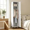 Armoire étroite avec porte, tringle à vêtements et Voir les images du produit 3