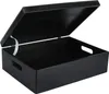 Creative Deco XL Schwarz Große Holzkiste Aufbewahrungsbox Produktbild-Vorschau 3