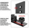 Schiebetür Bodenführung 8in1 Stahl POM Rollen verstellbar Produktbild-Vorschau 7