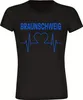 multifanshop Damen T-Shirt - Braunschweig - Herzschlag, Produktbild-Vorschau 1