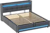 Flieks Polsterbett 160x200cm mit Ladefunktion (USB & Produktbild-Vorschau 8