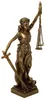 Figurine décorative en bronze - Modèle Justitia 20 cm - Voir les images du produit 3