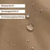 A close-up of fabric with water droplets, featuring text overlays highlighting product features. Podgląd zdjęcia produktu