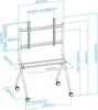 TooQ iSTAND, 120 kg, 127 cm (50"), 2,18 m (86"), 200 x 200 Produktbild-Vorschau 5