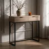 Konsolentisch Loft-Stil ELANO 2 Schubladen 80 cm Sonoma Produktbild-Vorschau 9