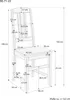 Küchenstuhl Massivholzstuhl Esszimmerstuhl Kiefer Stuhl Produktbild-Vorschau 6