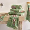 Pip Duschtuch Secret Garden" grün 70x140 cm" Produktbild-Vorschau 1
