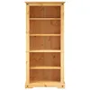 vidaXL Bücherschrank 5 Fächer Mexiko-Stil Kiefernholz Produktbild-Vorschau 4