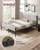 A bedroom scene with a bed, rug, and window. Produktbild-Vorschau