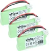vhbw 3x Akku kompatibel mit Philips DECT TU3315, 215 Trio Produktbild-Vorschau 1