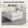 Couchtisch Sofatisch, 360° Drehbare Ober-Tischplatte, 2 Produktbild-Vorschau 2