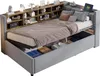 Łóżko tapicerowane Sweiko sofa rozkładana 90x200 cm, Z Podgląd zdjęcia produktu 8