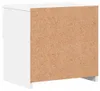 vidaXL Nočné stolíky 2 ks. Vysokolesklý biely 40x30x39 cm Náhľad obrázku produktu 7