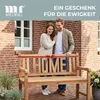 Gartenbank Teakholz 120 cm mit Motiv-Rückenlehne – massiv, Produktbild-Vorschau 5