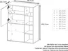 Vladon Highboard Schrank Anrichte Cuba mit 8 Fächern,  Produktbild-Vorschau 7