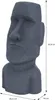 ECD Germany Moai hlava Rapa Nui 53,5 cm vysoká, šedá, z Náhled obrázku produktu 6
