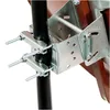 PremiumX SAT Anlage 100cm Antenne Stahl Ziegelrot Quad LNB Produktbild-Vorschau 4