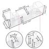 Belle Vous 2er Pack Kunststoff Organizer mit 8 Fächern - Produktbild-Vorschau 2