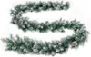 vidaXL Weihnachtsgirlande mit LED-Lichtern Grün 2,7 m PVC Produktbild-Vorschau 4