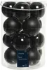 Weihnachtskugeln Glas 8cm 16 Stück - Schwarz Produktbild-Vorschau 3