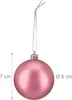 Relaxdays Weihnachtskugeln im 100er Set, Kunststoff, D: Produktbild-Vorschau 4