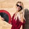 Handfächer Japanischer Faltfächer Klappfächer Vintage Stil Produktbild-Vorschau 1