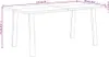 vidaXL Esstisch 150x90x75 cm Massivholz Akazie Produktbild-Vorschau 8