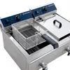 GastroHero Elektro Doppel Fritteuse ECO 2x13 Liter 10 kW Produktbild-Vorschau 10
