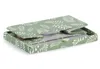 A folded storage box with a leaf pattern on a white background. Anteprima dell’immagine prodotto